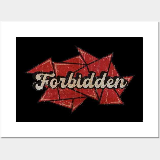 Forbidden - Red Diamond Wall Art by G-THE BOX